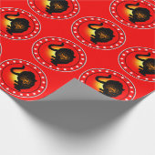 Jaar van de tijger cadeaupapier (Hoek)