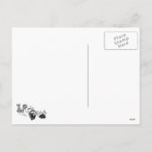 Jaar van de tijger feestdagenkaart (Achterkant)