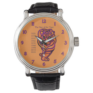 Jaar van de tijger horloge