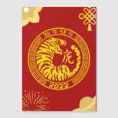 Jaar van de Tijger nieuwjaar 2022 Traditioneel (Voorkant)