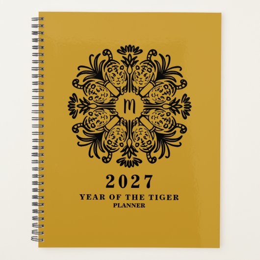 Jaar van de Tijger Planner 2027 (Voorkant)