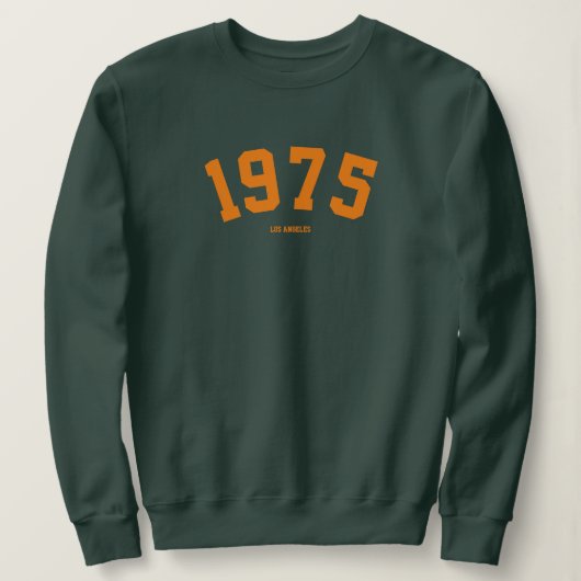 Jaar van de verjaardag | Douane Modern Trendy Swea Trui (Design voorkant)
