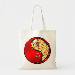 Jaar van de Vuur Tijger Tote Bag