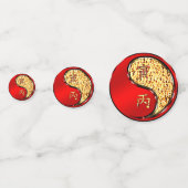 Jaar van de Vuurtijger Confetti (Voorkanten)