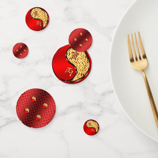 Jaar van de Vuurtijger Confetti (Groep)