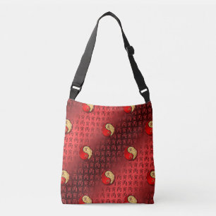 Jaar van de Vuurtijger Crossbody Tas
