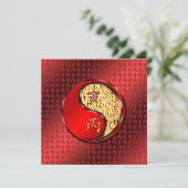 Jaar van de Vuurtijger Kaart (Staand voorkant)