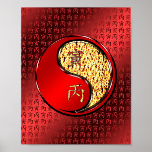 Jaar van de Vuurtijger Poster