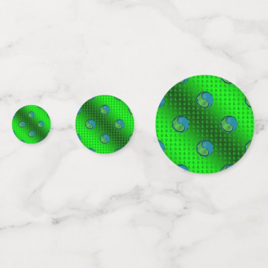 Jaar van de watergeit confetti (Achterkanten)