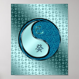 Jaar van de waterslang poster