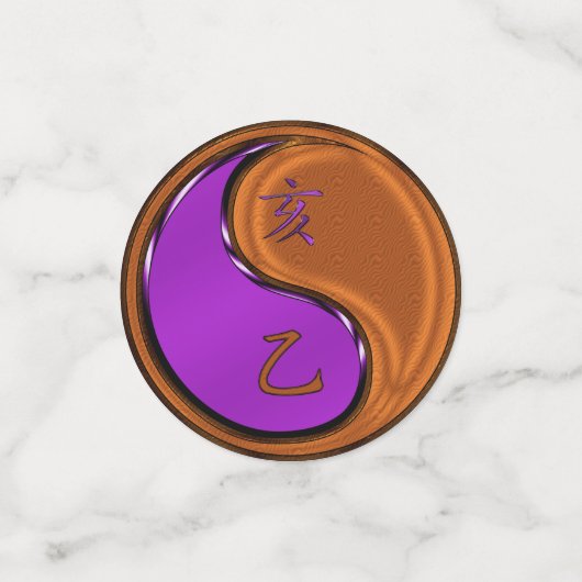 Jaar van de Wood Boar Confetti (Kleine voorkant)