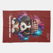 Jaar van de Woofs! Theedoek (Horizontaal)