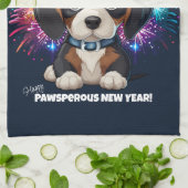 Jaar van de Woofs! Theedoek (Gevouwen)