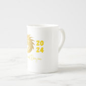 Jaar van Dragon 2024 Porselein Kop (Voorkant rechts)