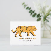 JAAR VAN HET BRIEFKAART TIGER 2022 (Staand voorkant)