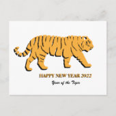 JAAR VAN HET BRIEFKAART TIGER 2022 (Voorkant)