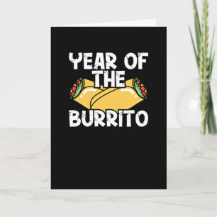 Jaar van het Burrito Kaart