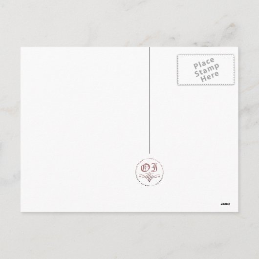 jaar van het dragon chinese symbool feestdagenkaart (Achterkant)