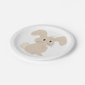 Jaar van het konijn 2023 papieren bordje (Gekanteld)