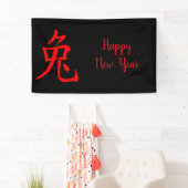 Jaar van het konijn 2023 spandoek (Insitu)