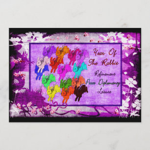 Jaar van het konijn kaart