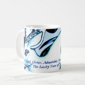 Jaar van het konijn koffiemok (Voorkant links)