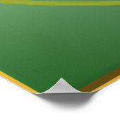 Jaar van het konijnenovaal Poster (Hoek)