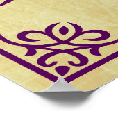 jaar van het konijnensymbool poster (Hoek)