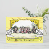 Jaar van het nieuwe jaar van de Tijger Kaart (Staand voorkant)