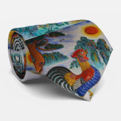 Jaar van het ontwerp van het Stropdas van de Roost (Opgerold)