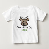 Jaar van het OX Baby T shirt (Voorkant)