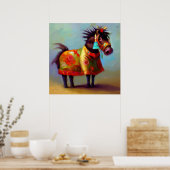 Jaar van het Paard 10 Poster (Keuken)