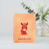 Jaar van het Paard 2026 Briefkaart (Staand voorkant)