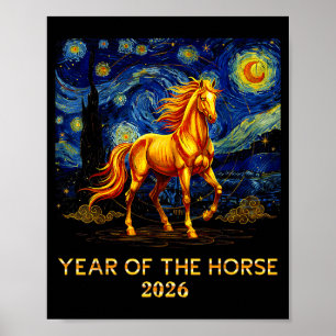 Jaar Van Het Paard 2026 - Chinees Nieuwjaar 2026 F Poster