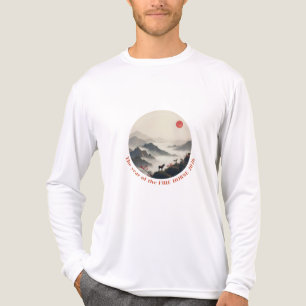 Jaar van het Paard 2026 Chinees Nieuwjaar Berg Tri-Blend Shirt