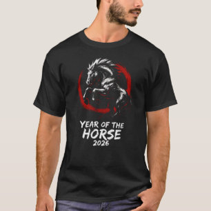 Jaar Van Het Paard 2026 Chinees Nieuwjaar T-shirt