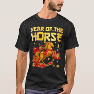 Jaar Van Het Paard 2026 - Chinees Nieuwjaar Zodiac T-shirt