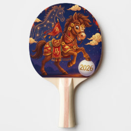 Jaar van het paard, 2026, Chinese astrologie, Dier Tafeltennisbatje