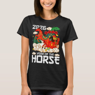 Jaar Van Het Paard 2026 Gelukkig Chinees Nieuwjaar T-shirt