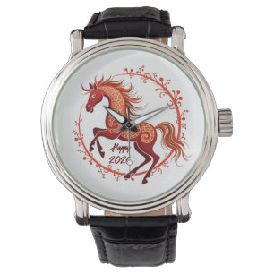 Jaar van het Paard 2026 Horloge