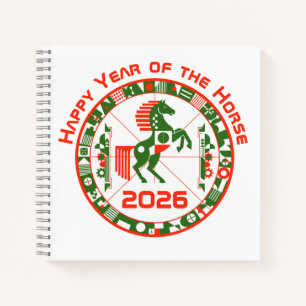 Jaar van het Paard 2026 Notitieboek