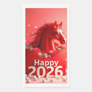 Jaar van het Paard 2026 Servet