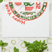 Jaar van het Paard 2026 Theedoek (Gevouwen)