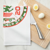 Jaar van het Paard 2026 Theedoek (Quarter Fold)