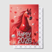 Jaar van het Paard 2026 Vellum Uitnodigingen (Offset (Uitnodiging))