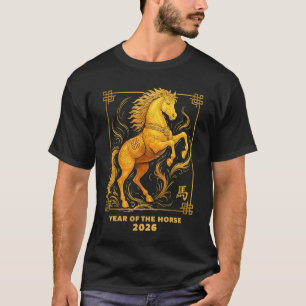 Jaar Van Het Paard Chinese Zodiak Chinees Nieuwjaa T-shirt