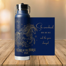 Jaar van het Paard Motiverende Gepersonaliseerde N