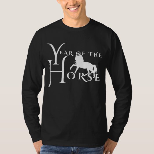 Jaar van het paard t-shirt (Voorkant)