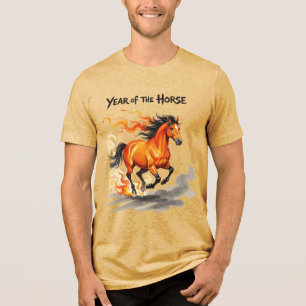 Jaar van het Paard Tri-Blend Shirt