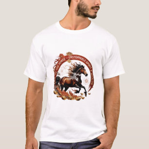 Jaar van het Paard Vlam, Maangesternte Cadeau T-shirt
